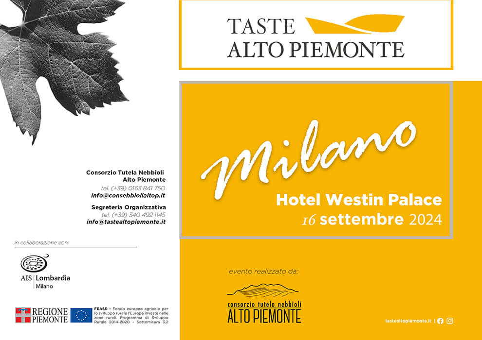 Taste Alto Piemonte MILAN 2024