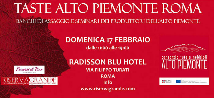 Taste Alto Piemonte Roma 2019